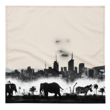 Load image into Gallery viewer, PiggyBank/Sy Joburg Wildlife Banksy Inspired Bandana/Scarf
