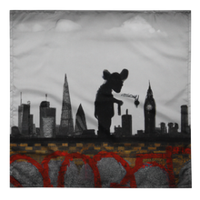 Load image into Gallery viewer, PiggyBank/Sy London Plague Banksy Inspired Bandana/Scarf
