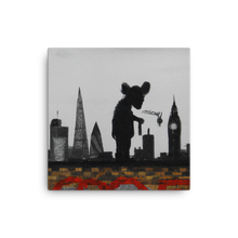 Load image into Gallery viewer, London Plague Banksy Inspired Painting Canvas
