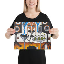 Load image into Gallery viewer, First Contact Salvador Dali Inspired Painting Canvas
