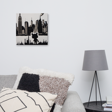 Load image into Gallery viewer, Sight Seeing from the Bottom New York Banksy Inspired Painting Canvas
