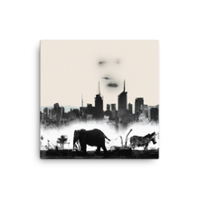 Load image into Gallery viewer, Joburg Wildlife Banksy Inspired Painting Canvas
