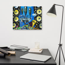 Load image into Gallery viewer, Come in Peace Salvador Dali Inspired Painting Canvas
