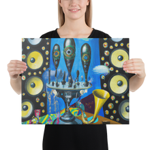 Load image into Gallery viewer, Come in Peace Salvador Dali Inspired Painting Canvas
